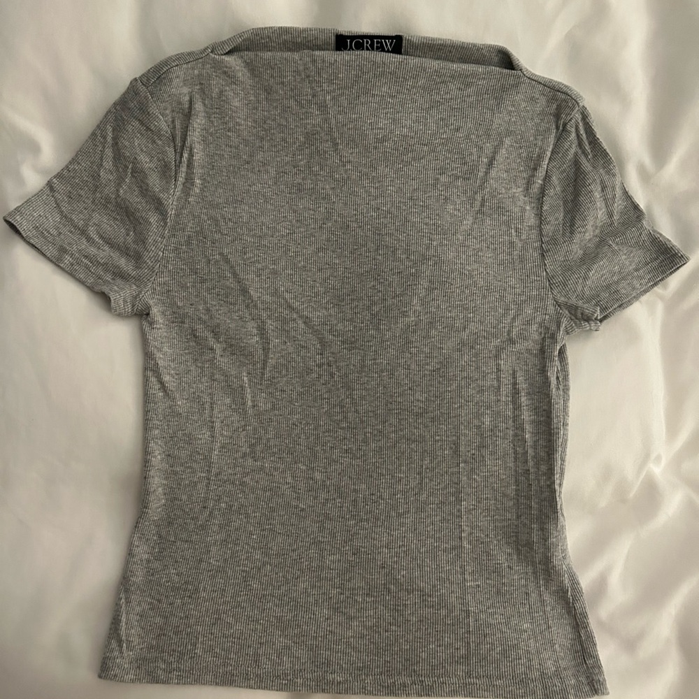 J. Crew Gray Short Sleeve Tee